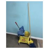Mop Bucket, Wringer, & Mop