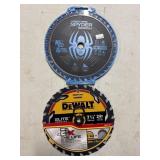 New DeWalt 7-1/4' Blade & New 7-1/4' Spyder Blade