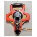 Lufkin 100ft fiberglass tape in plastic reel