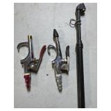 Air Nozzles & tire pressure gauge