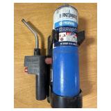 Bernzomatic 14.1oz Propane Tank w/ Torch & wall