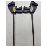 (2) Irwin Quick Grip Clamps