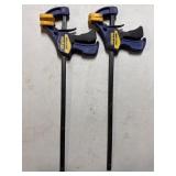 (2) Irwin Quick-Grip Clamps