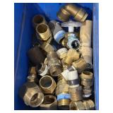 Variety of brass valves, approx 15