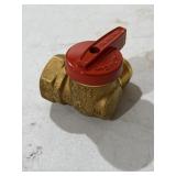 3/4-inch threaded brass gas ball valve, Italy
