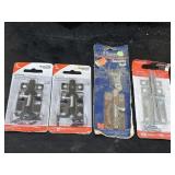 4 barrel bolts, 3in & 4in.  In packages but Hager