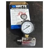 Watts air/gas pressure test gauge