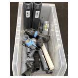 PVC fittings, misc., & 2 risers 1 x 6in each