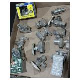 Variety of 13 supply stop valves