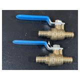 SharkBite 1/2-in PEX Barb Brass Ball Valve