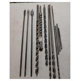 Auger & twist drill bits, screwdriver bits, spade