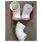 2 D-2665 Elbow PVC Pipe #4 & Vented Elbow Fittings