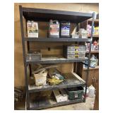 Metal 5 shelf unit contents not included