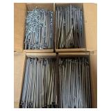 7 boxes spike Nails & screws