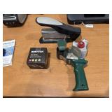 Bostitch stapler, staples & taper