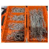 Container galvanized steel peg board hooks