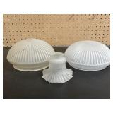 3 Ceiling Light Shade & Globes