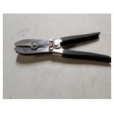 sheet metal crimper 5 cutting blades 9.5in long