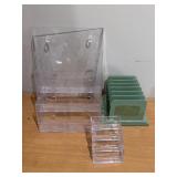 Plastic Business Card Holder, Paper Holder &