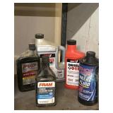 Brake fluid, power steering fluids, & diesel