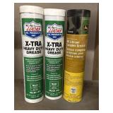 3 - 14 grease containers: 2 Lucas & 1 JD