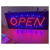 Open sign-works