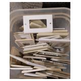 Plastic wall outlet covers & switches