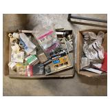 Misc hardware, dowel pins, shelf caps, misc