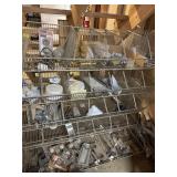 Wire Rack Cubby Organizer & contents