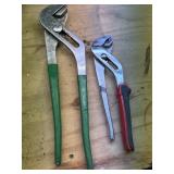 (2) Channel Lock Pliers