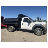 2015 Ford F550 Super Duty Dump Truck - title