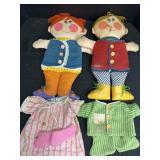 Vtg Dressy Bessy & Dapper Dan Playskool teaching