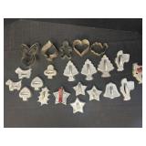 Vtg Metal Cookie Cutters