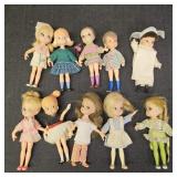 (10) Small Vintage Dolls
