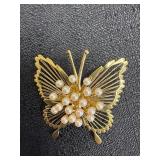 Monet Butterfly Brooch