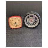 Nap plastic alarm clock, tire alarm clock