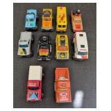 Variety of Matchbox cars 1980