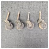 (4) Vintage Furniture Casters