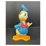 Vtg Donald Duck coin bank by Illco Toy, 11in H