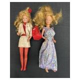 2 Mattel Skipper Barbie Dolls