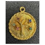 Birthstone Tree of Life Pendant