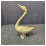 Vintage Brass Goose Figurine