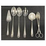 Sliver Plated Severing Utensils