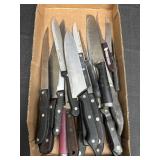 Variety of kitchen knives