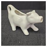 White Porcelain Cow Creamer