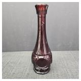VTG Ruby Red Glass Bud Vase