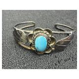 Unmarked Navajo Style Turquoise Bracelet