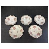 5- 5" LS&S Carlsbad Austria China Bowls