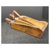 Wooden Nesting Scoops 15", 12",  & 10"
