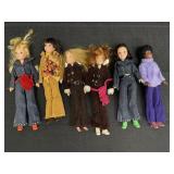 6 Hasbro Dolls